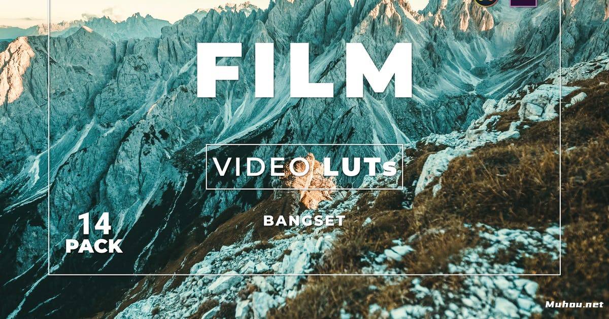 Luts视频预设-邦塞特森林沙漠山脉调色滤镜10组LUTsBangset Film Pack 14 Video LUTs插图