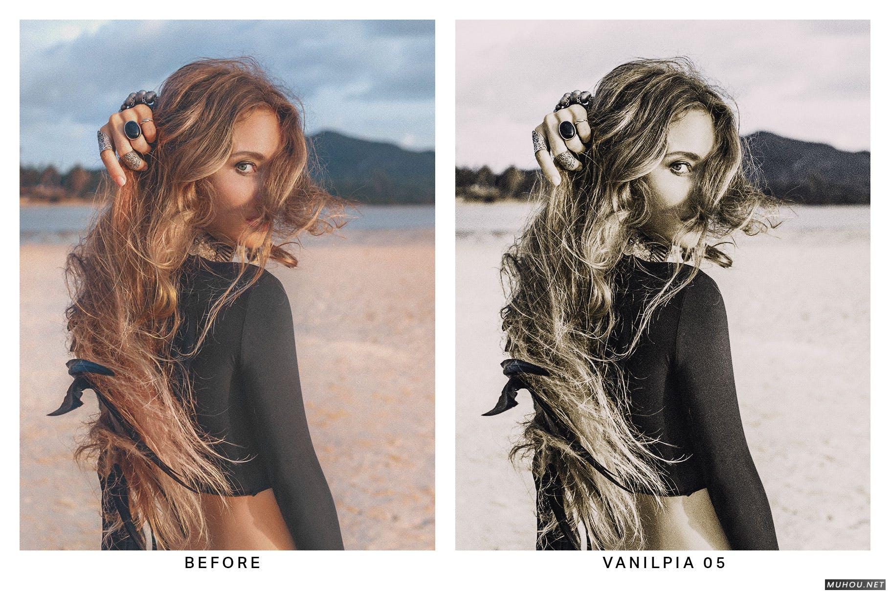 Luts调色预设-20组淡淡的褐色马达加斯加色调滤镜20 Vanilla Light Lightroom Presets and LUTs插图11