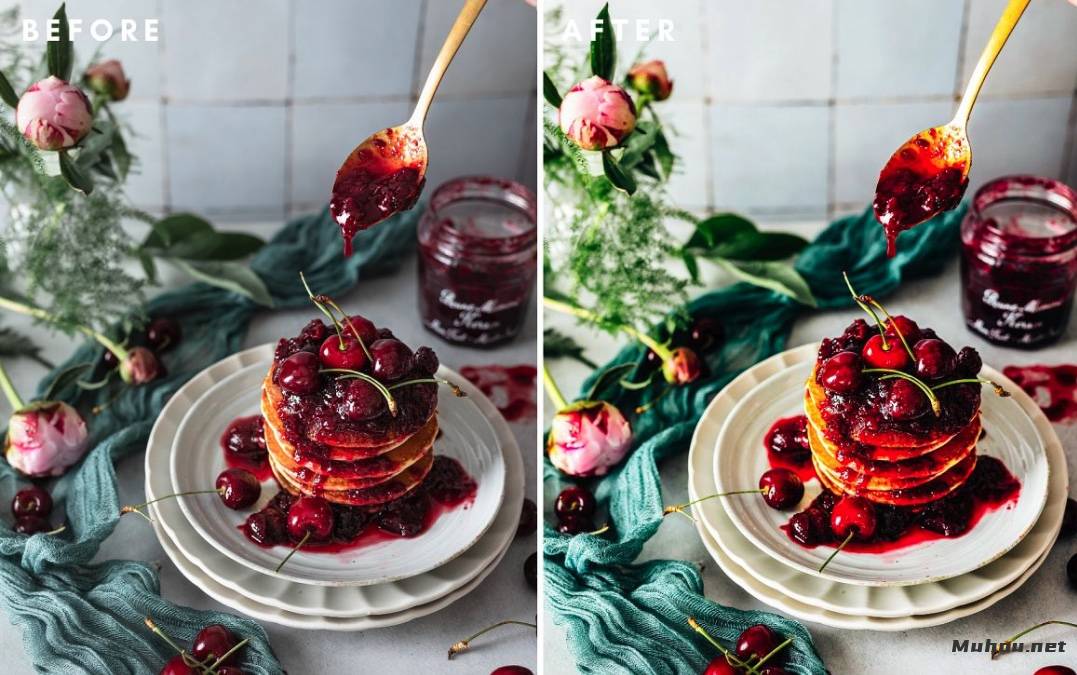 LR预设-美食调色lr预设- 10种美食调色效果Lightroom预设 Foody Lightroom Presets插图5