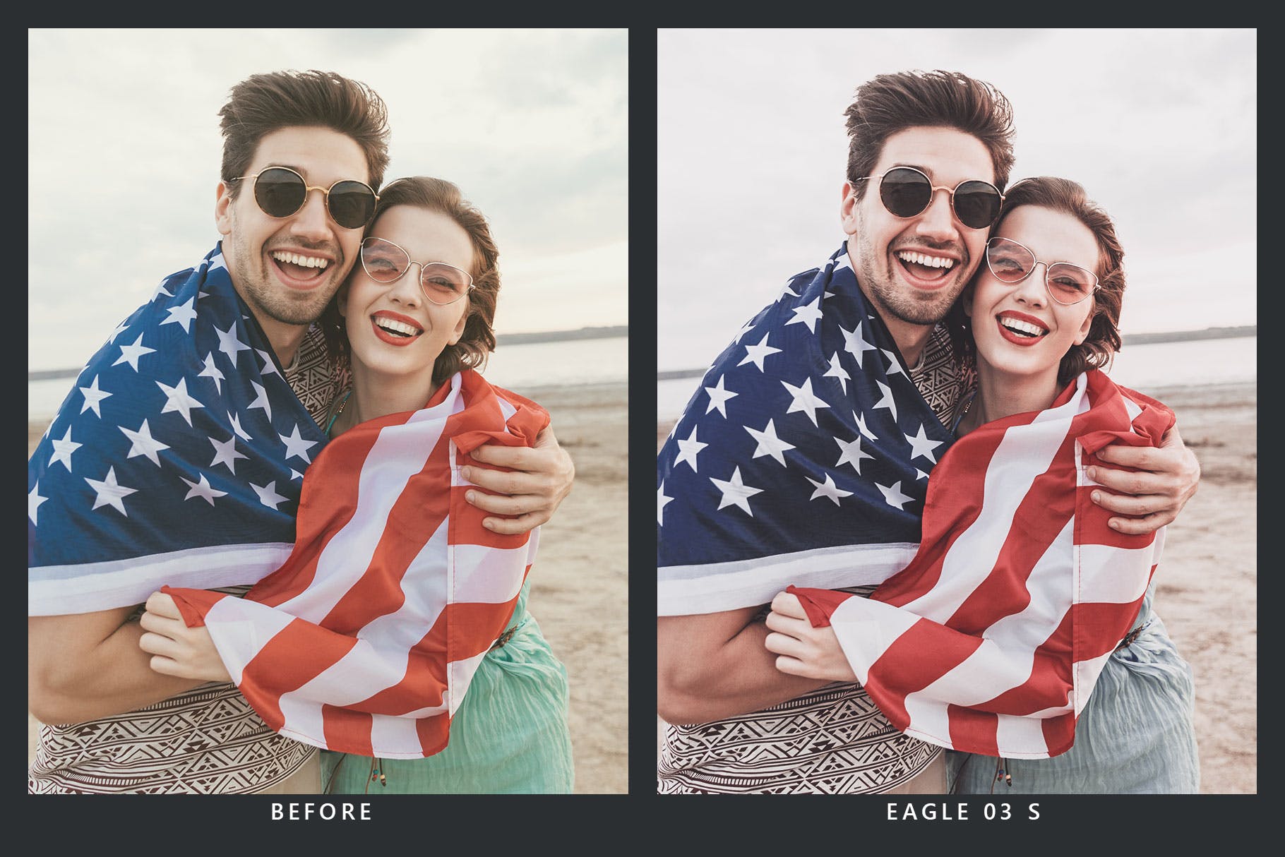 Luts调色预设-20个美国风格lr+视频调色滤镜 America Lightroom Presets & LUTs插图8