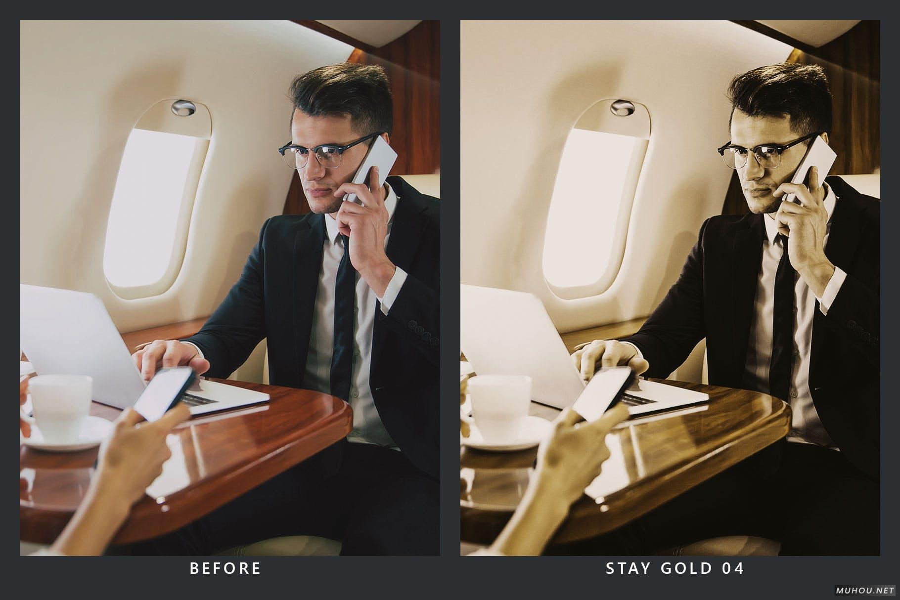 Luts调色预设-20套欧式金色奢华生活调色滤镜20 Gold Lightroom Presets and LUTs插图10