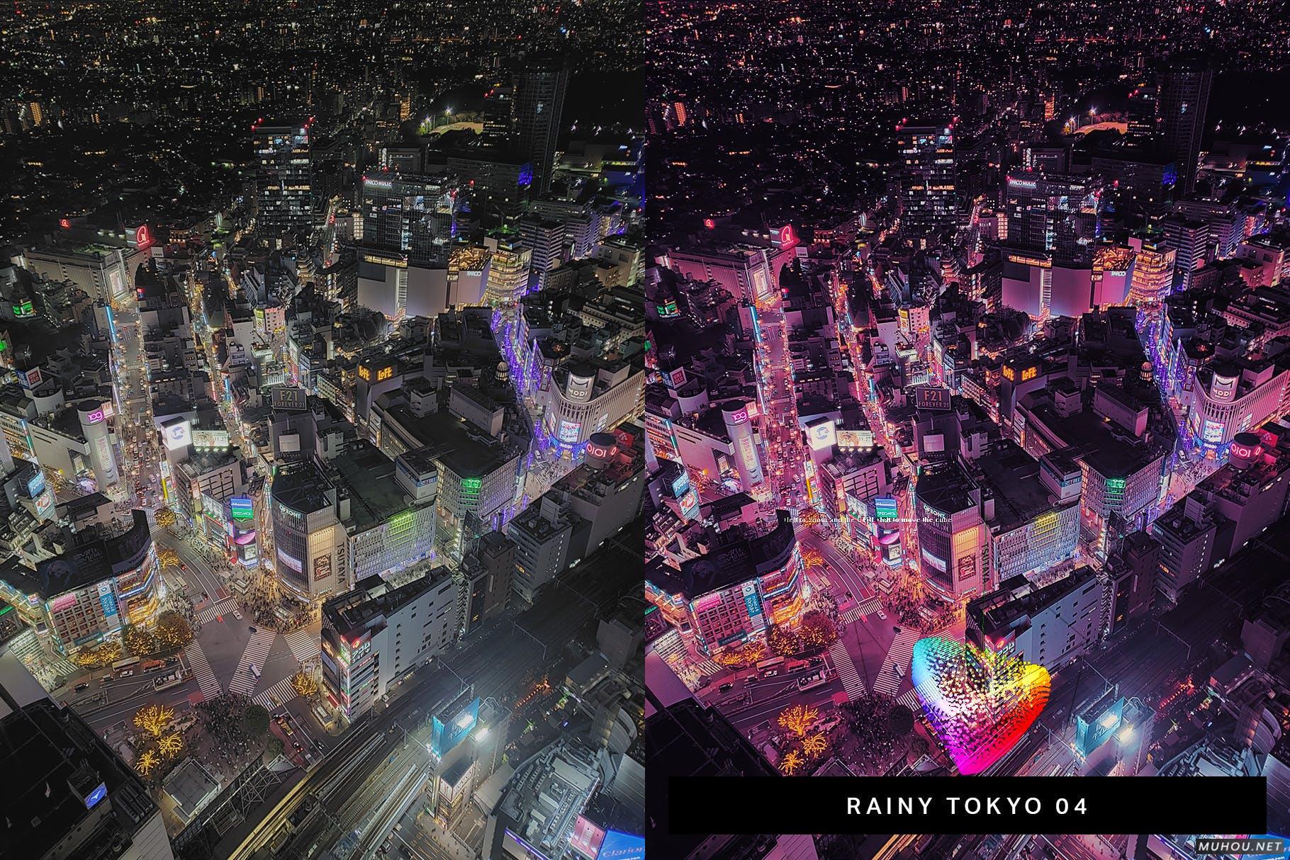 Luts调色预设-50套日本旅行赛博朋克+夜景调色滤镜50 Japan Lightroom Presets and LUTs插图10