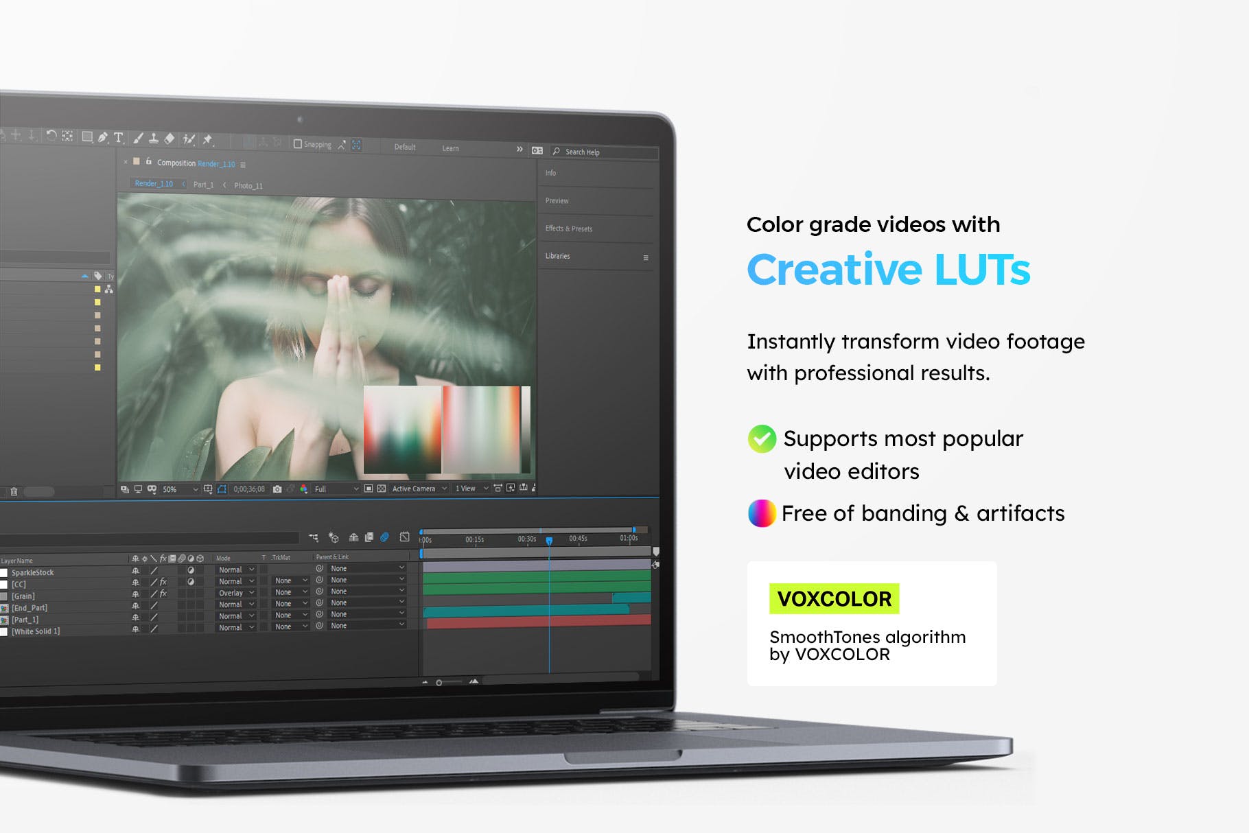 Luts调色预设-20组自然古朴原始森林色调滤镜Moody Woods Lightroom Presets & LUTs插图15
