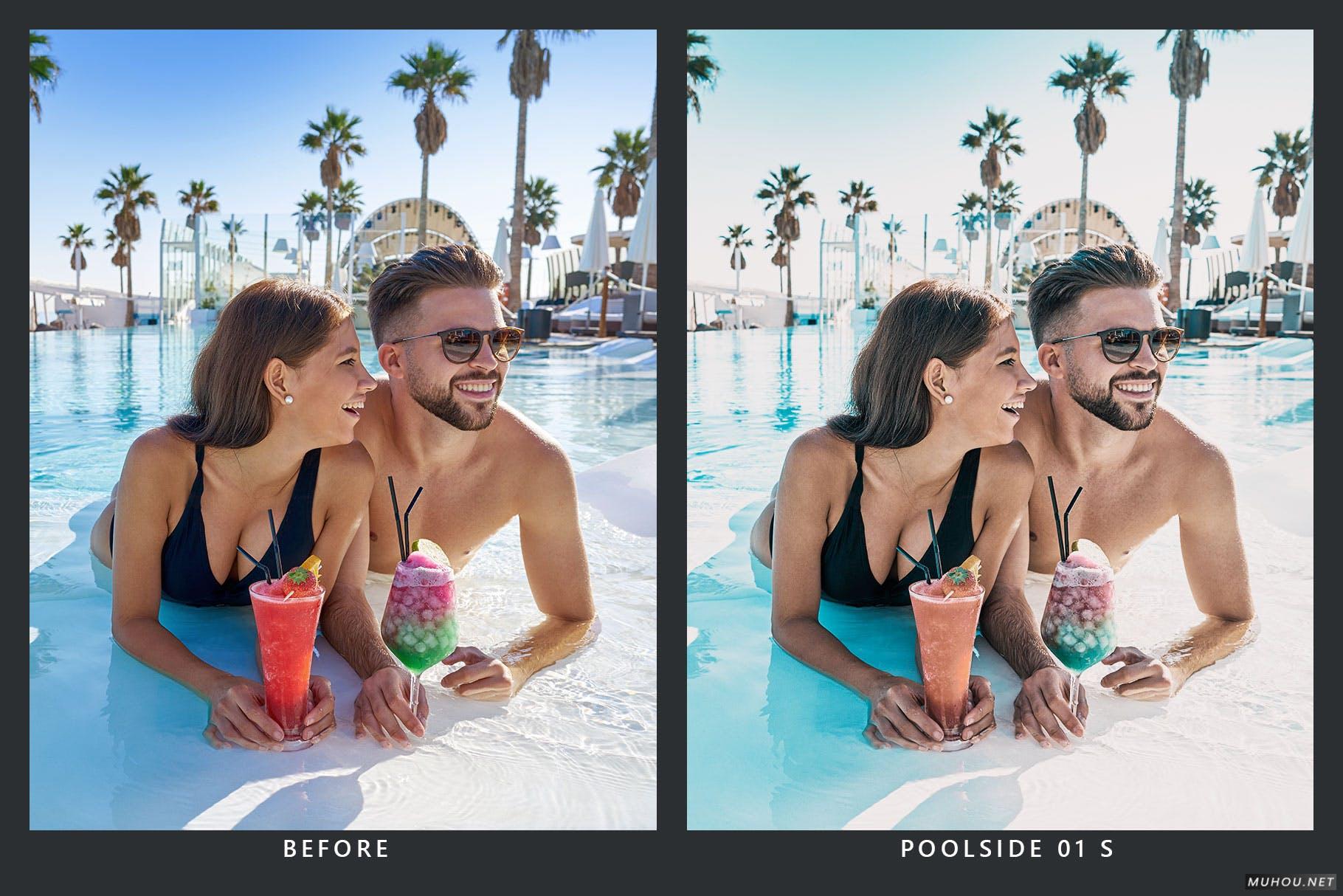 Luts调色预设-20组炎热夏天海滩游玩独家调色效果 20 Summertime Lightroom Presets and LUTs插图10