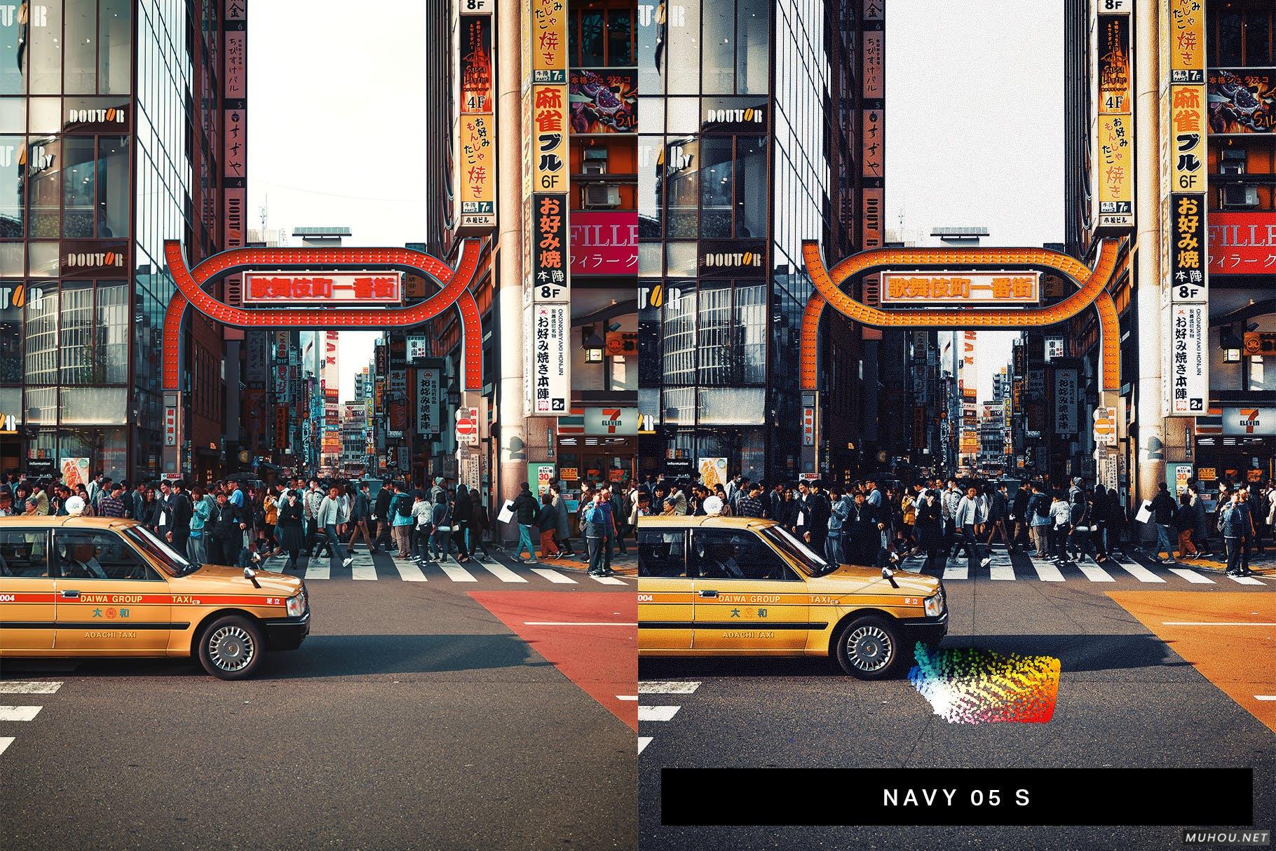 Luts调色预设-50套黑黄现代风格照片调色效果50 Black & Yellow Lightroom Presets and LUTs插图12