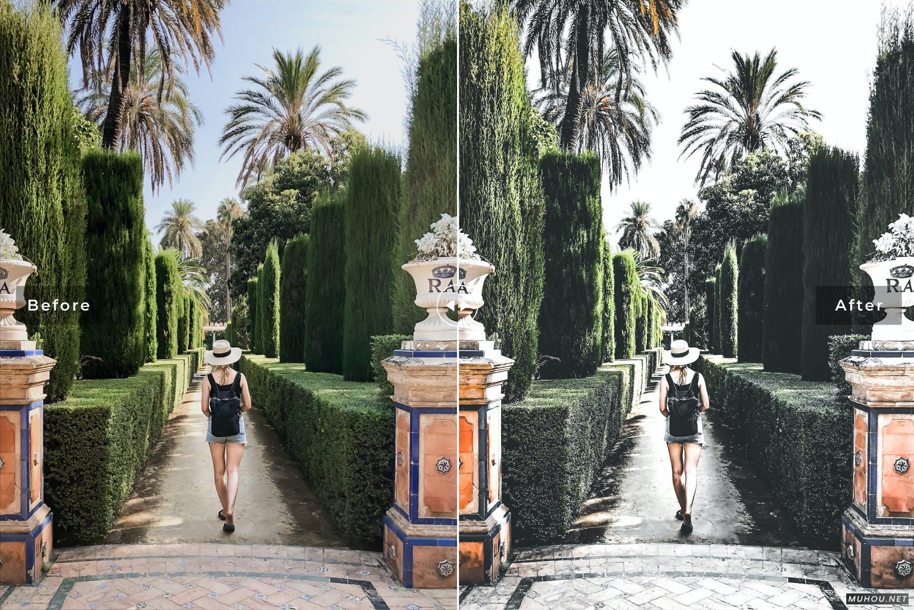 LR调色预设-国外奢华旅行塞维利亚风格调色+动作Seville Mobile & Desktop Lightroom Presets插图7