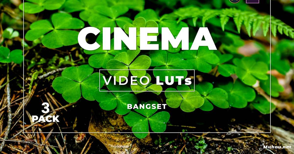 Luts视频预设-3组绿色植物自然调色lutBangset Cinema Pack 3 Video LUTs插图