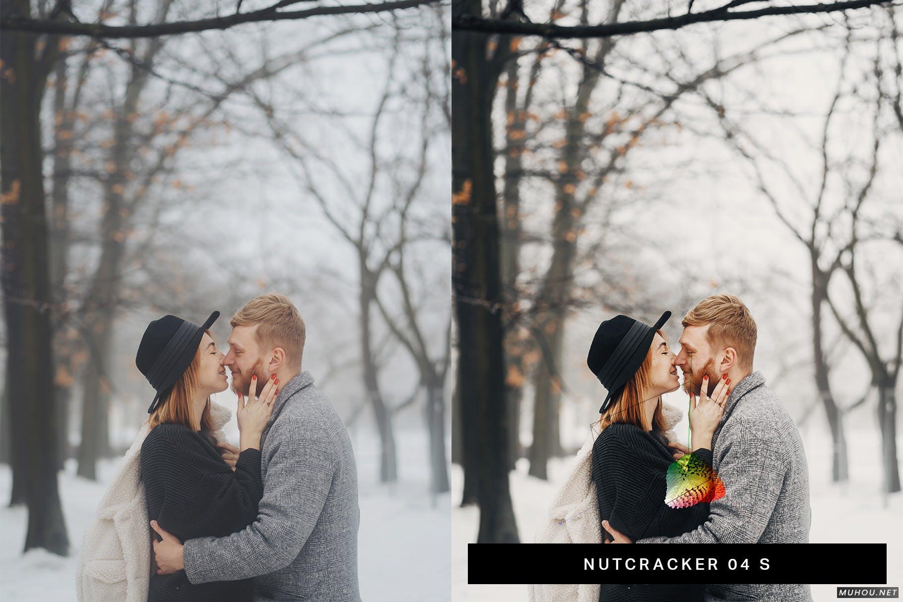 Luts调色预设-50套神秘的冬季色调礼物圣诞节调色效果50 Christmas Lightroom Presets LUTs插图9