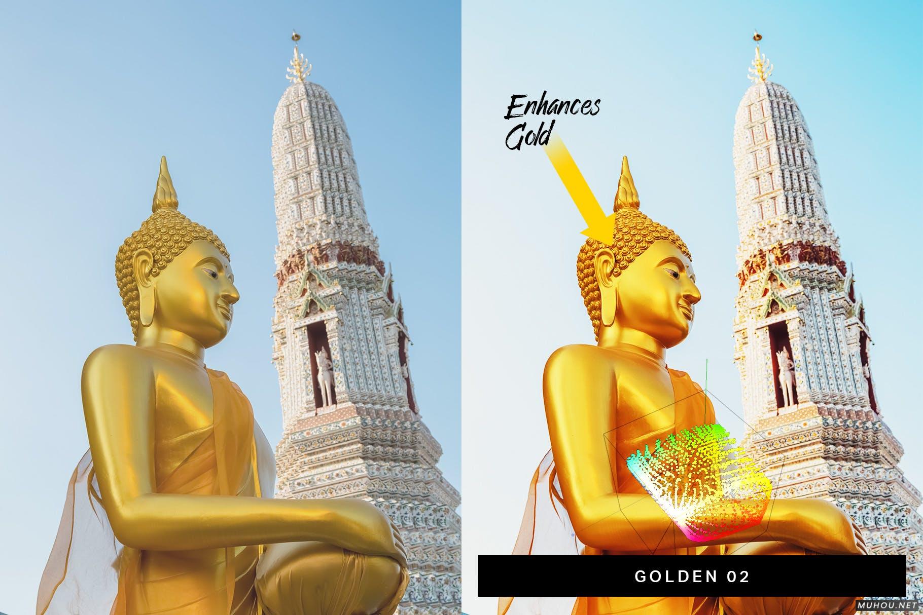 Luts调色预设-50组泰国热带旅行vlog调色滤镜下载 50 Bangkok Lightroom Presets & LUTs插图8