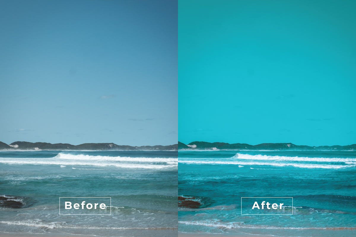 Luts视频预设-邦塞特海滩视频调色效果滤镜LUTsBangset Beach Video LUTs插图10