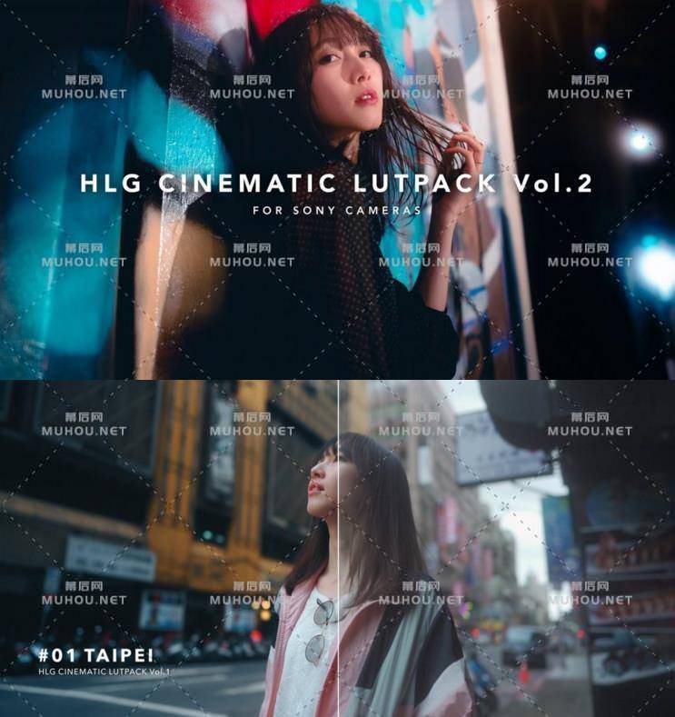 7套Auxout油管大神S-LOG Hlg2 709模式LUTs合集索尼旅拍调色预设下载插图3