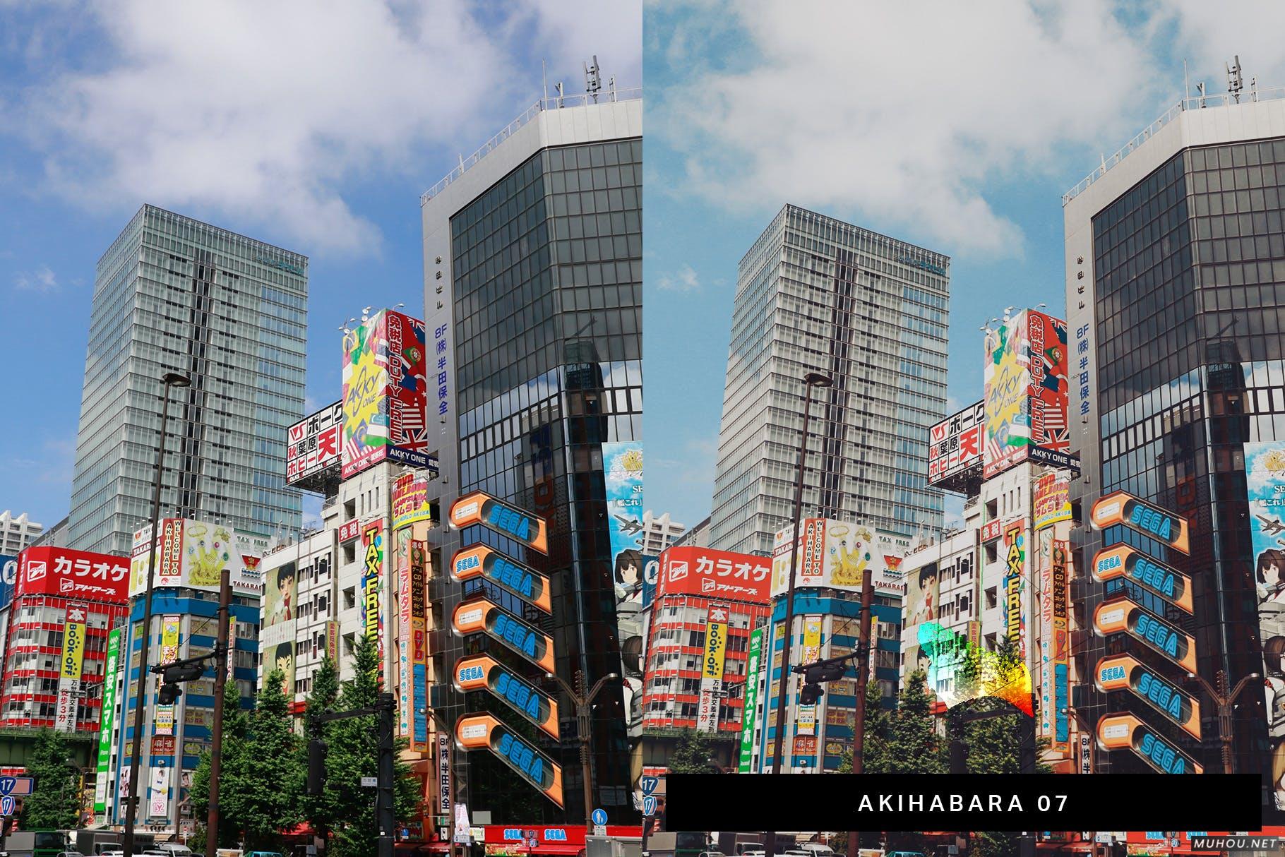 Luts调色预设-50套日本旅行赛博朋克+夜景调色滤镜50 Japan Lightroom Presets and LUTs插图8