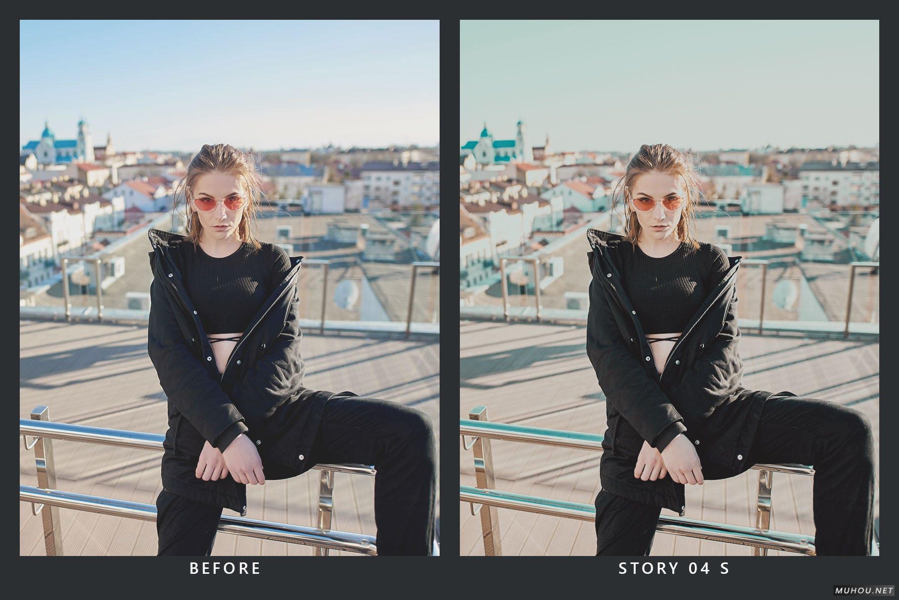 Luts调色预设-20套褪色照片时尚照片调色滤镜20 Classic Lightroom Presets and LUTs插图11