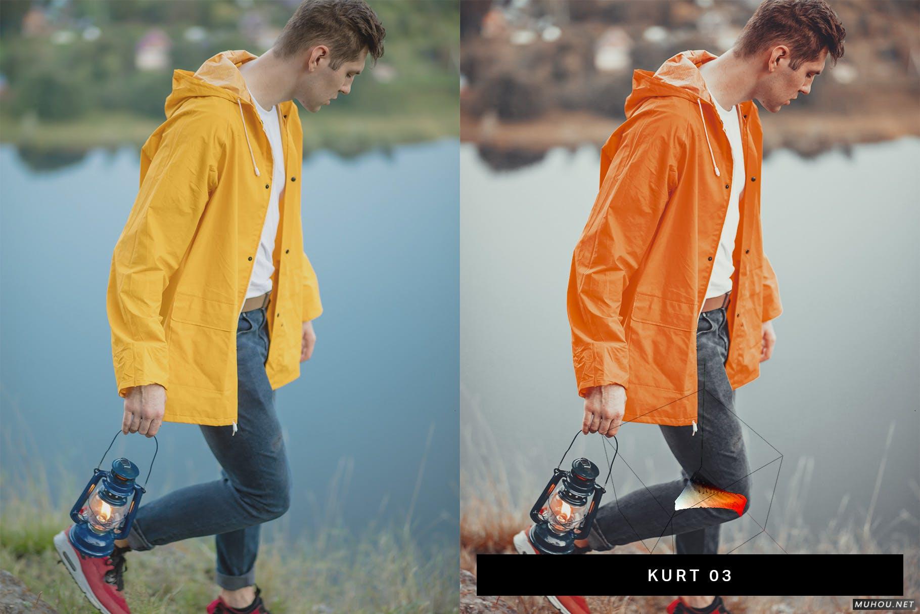 Luts调色预设-50套美丽南瓜橙色金发旅行秋季调色效果50 Pumpkin Orange Lightroom Presets and LUTs插图10