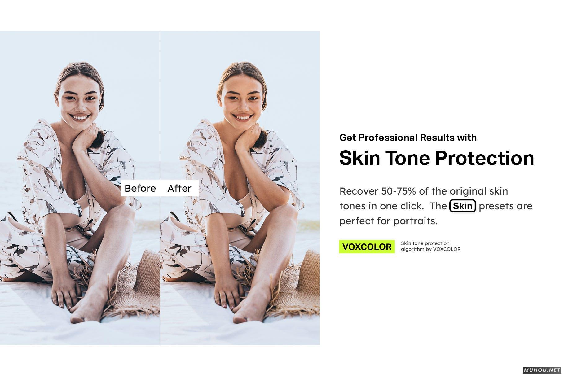 Luts调色预设-50组INS网红褪色风格自然调色滤镜50 Nude Tones Lightroom Presets and LUTs插图15