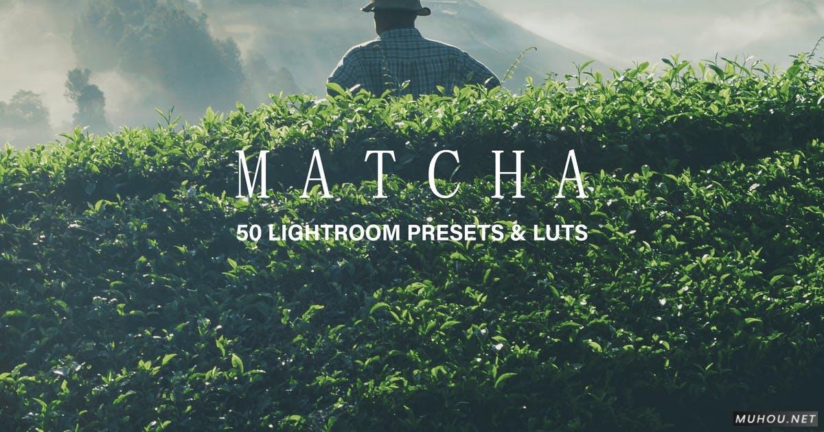 Luts调色预设-50组日本冥想绿色平静画面色调50 Matcha Lightroom Presets and LUTs