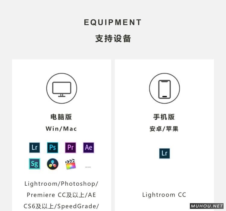 Luts调色预设：金色落日逆光视频调色滤镜26组（LR-PR-AE-PS-FCPX-达芬奇）