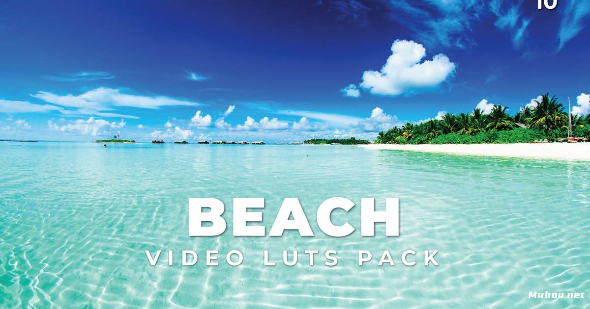 Luts视频预设-海滩包调色滤镜LUTs第10卷Beach Pack Video LUTs Vol.10插图