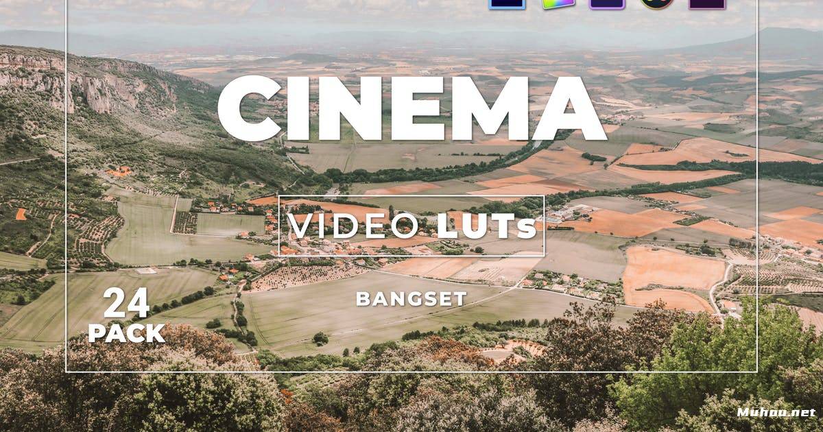 Luts视频预设-5套淡雅色调调色滤镜Bangset Cinema Pack 24 Video LUTs插图