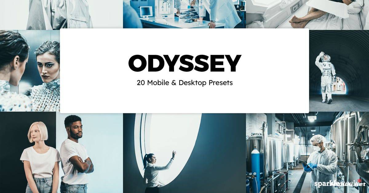 Luts调色预设-2021 年科幻电影“航海者”启发的电影调色滤镜20 Odyssey Lightroom Presets & LUTs插图
