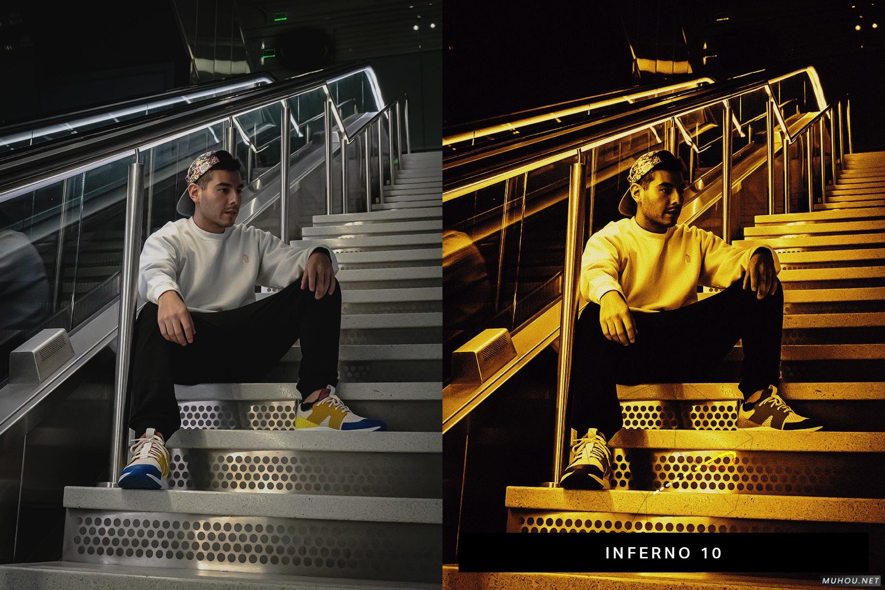Luts调色预设-50套黑黄现代风格照片调色效果50 Black & Yellow Lightroom Presets and LUTs插图10