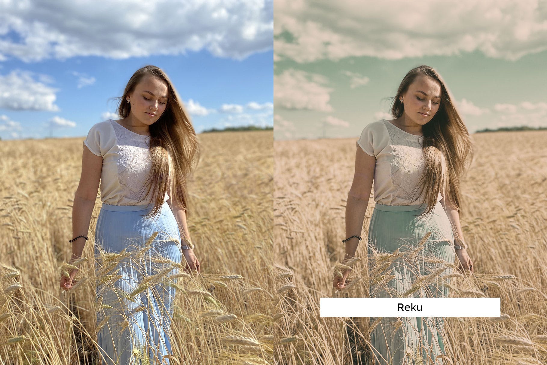 Luts调色预设-20个黑金麦田调色滤镜 Rye Lightroom Presets & LUTs插图10