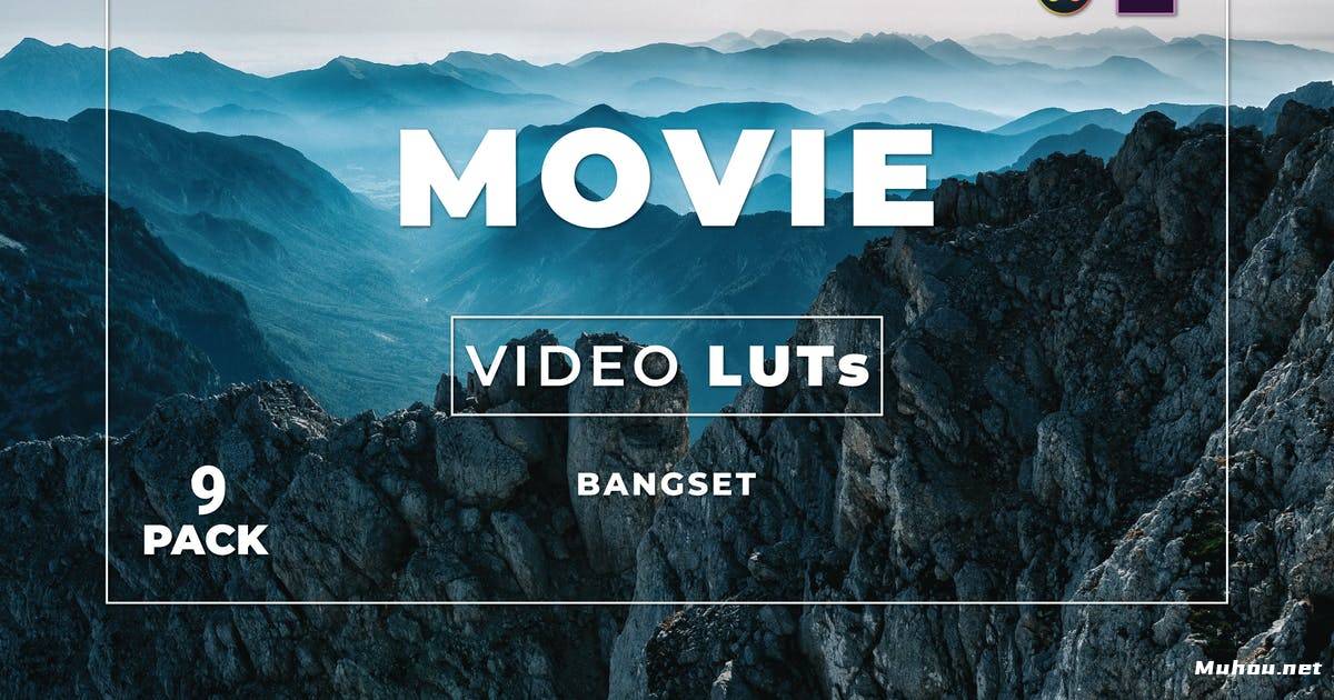 Luts视频预设-10组自然邦塞特调色滤镜LUTsBangset Movie Pack 9 Video LUTs插图