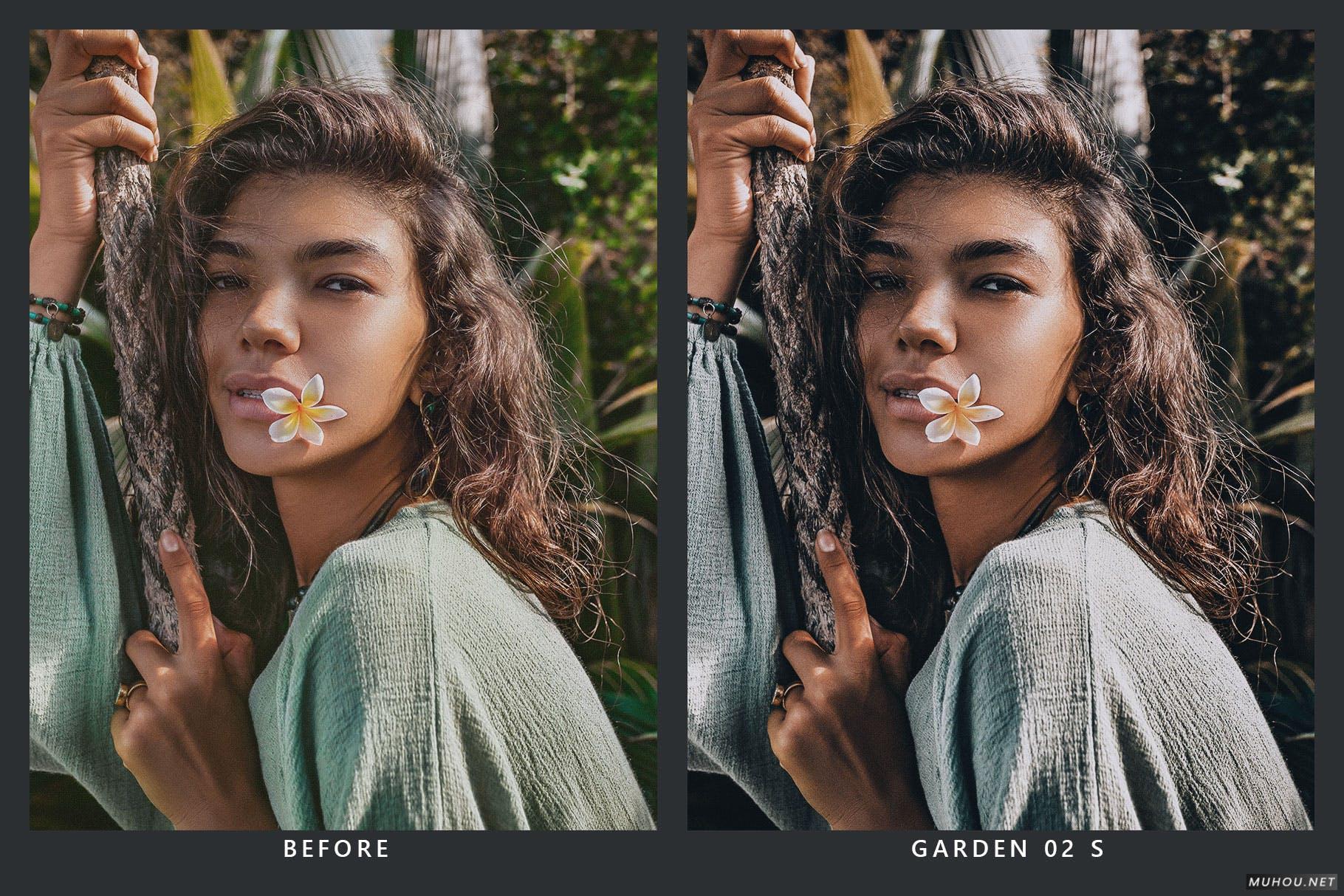 Luts调色预设-20套莫吉托色调花园清新调色滤镜20 Mint Lightroom Presets and LUTs插图8