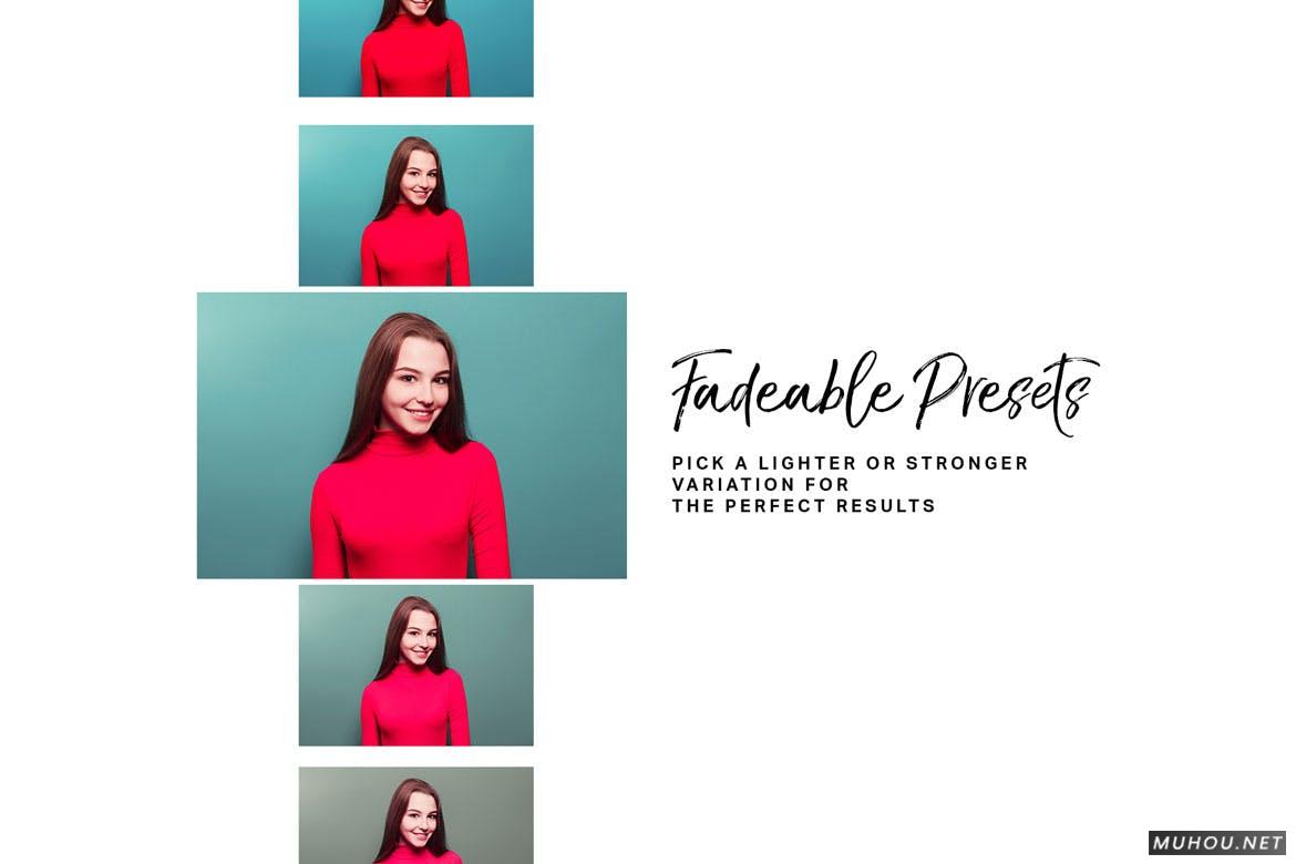 Luts调色预设-14组粉红色少女色系色调滤镜 14 Pink Lightroom Presets and LUTs插图9
