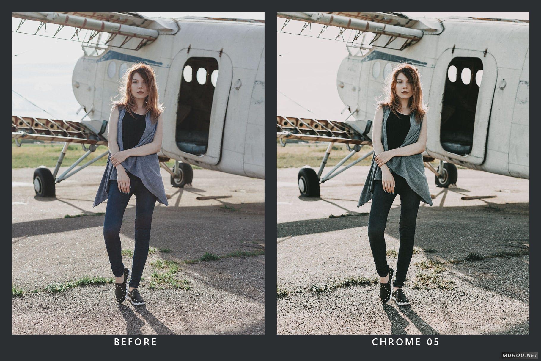 Luts调色预设-20套褪色照片时尚照片调色滤镜20 Classic Lightroom Presets and LUTs插图8