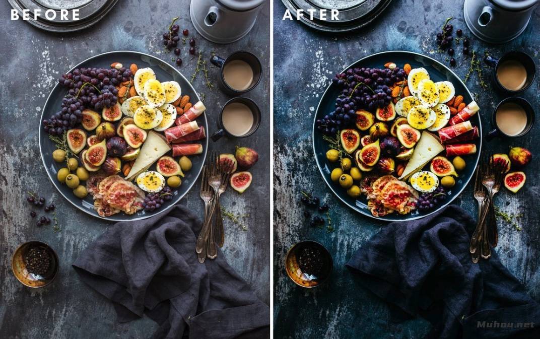 LR预设-美食调色lr预设- 10种美食调色效果Lightroom预设 Foody Lightroom Presets插图3