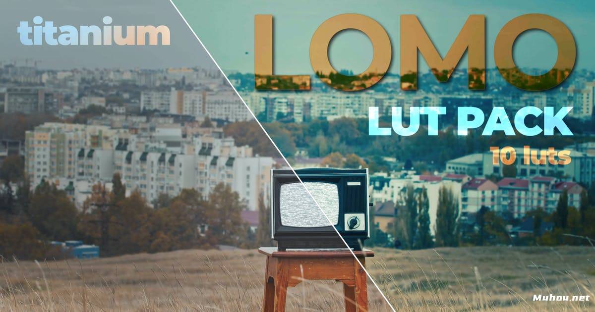 Luts视频预设-复古电影lomo钛视频调色效果 lutsTitanium LOMO Video Luts插图