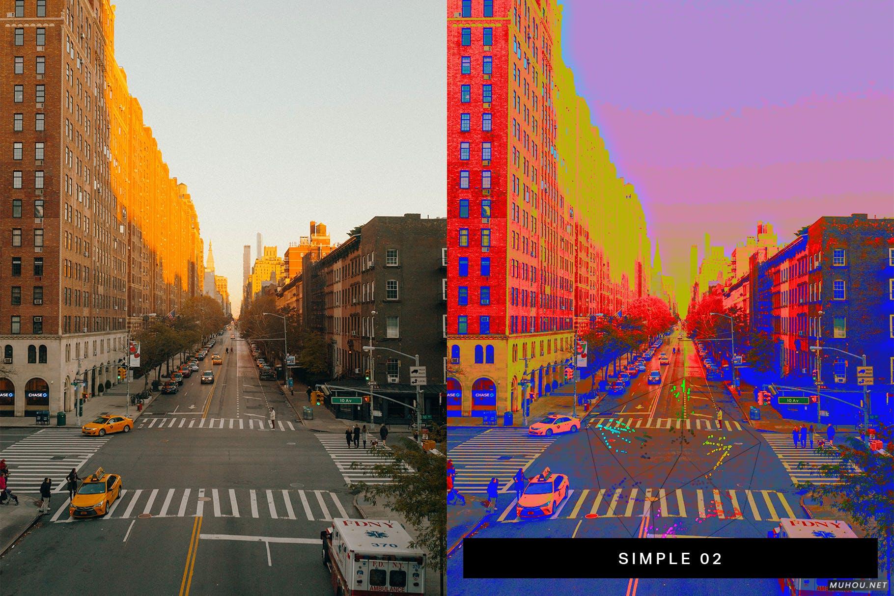 Luts调色预设-36组复古像素赛博朋克抽象艺术色调滤镜 36 Retro Pixel Lightroom Presets and LUTs插图9