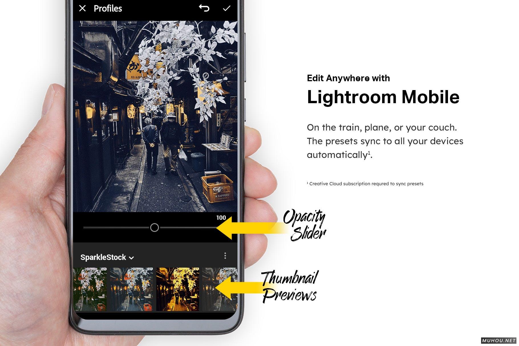 Luts调色预设-50套黑黄现代风格照片调色效果50 Black & Yellow Lightroom Presets and LUTs插图13
