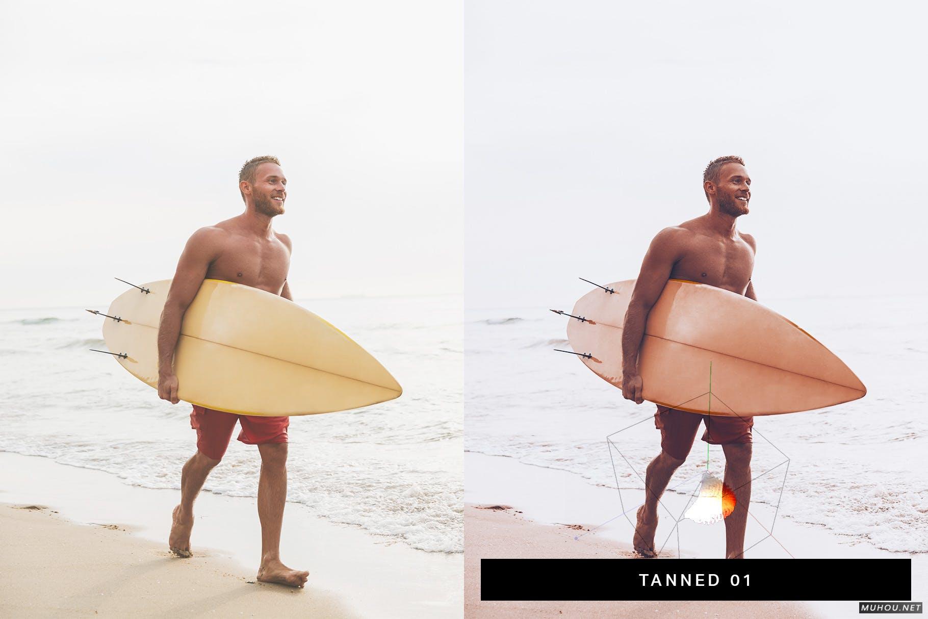 Luts预设-50套肤色保护真实环境调色预设 50 Coconut Tones Lightroom Presets and LUTs（LR-PR-AE-PS-FCPX-达芬奇）插图10