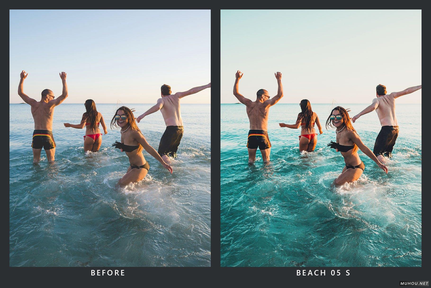 Luts调色预设-20组炎热夏天海滩游玩独家调色效果 20 Summertime Lightroom Presets and LUTs插图7