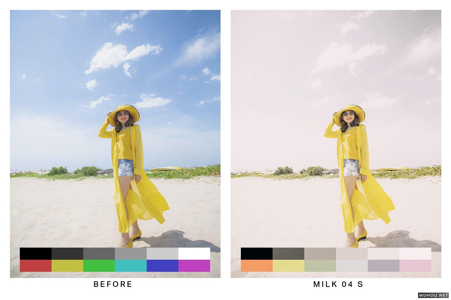 Luts调色预设-50套黄色主色调活力vlog视频照片调色预设50 Tumeric Yellow Lightroom Presets and LUTs插图11