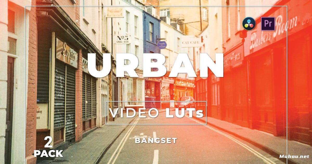 Luts视频预设-邦塞特城市光效调色滤镜LUTsBangset Urban Pack 2 Video LUTs插图