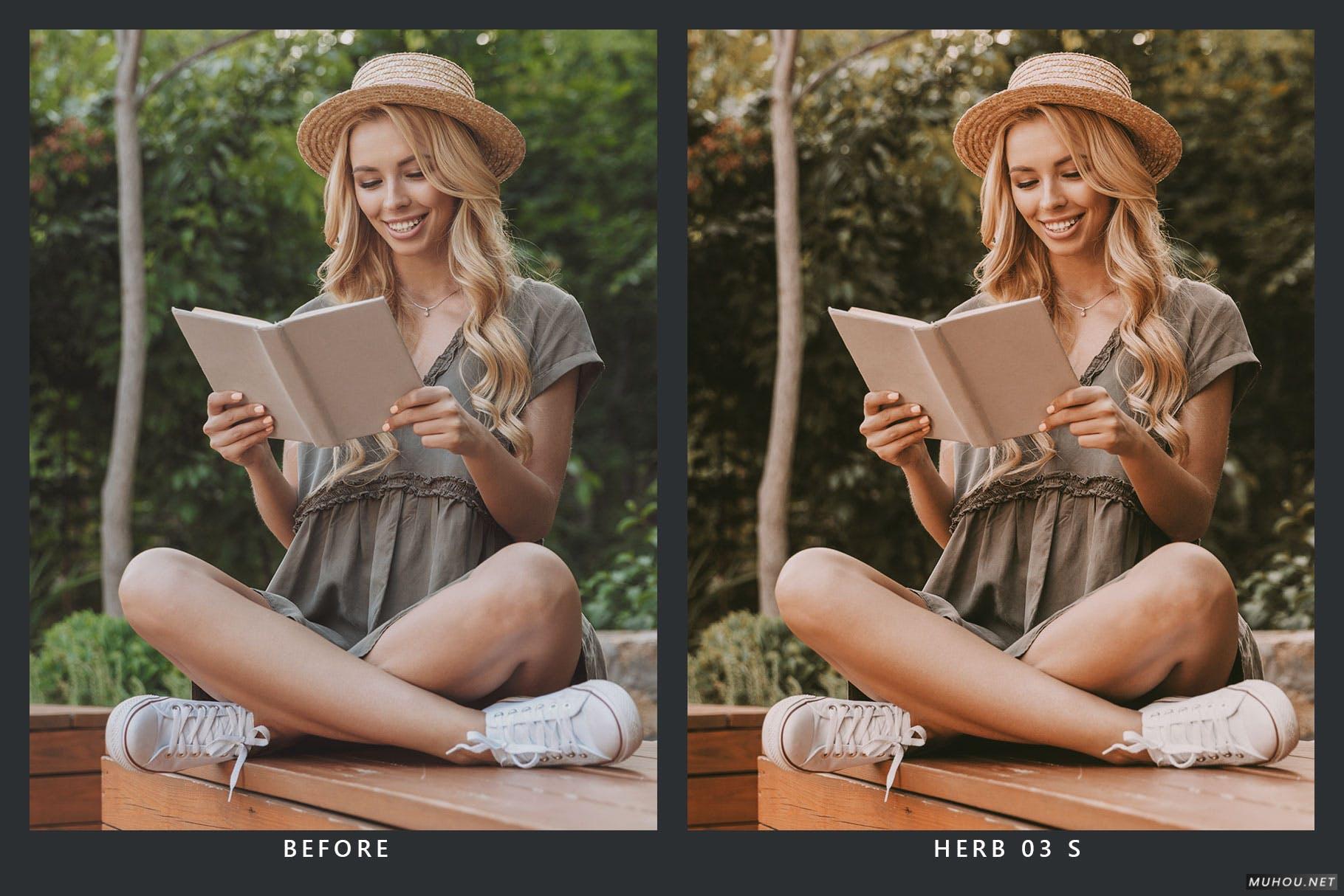 Luts调色预设-20套莫吉托色调花园清新调色滤镜20 Mint Lightroom Presets and LUTs插图9