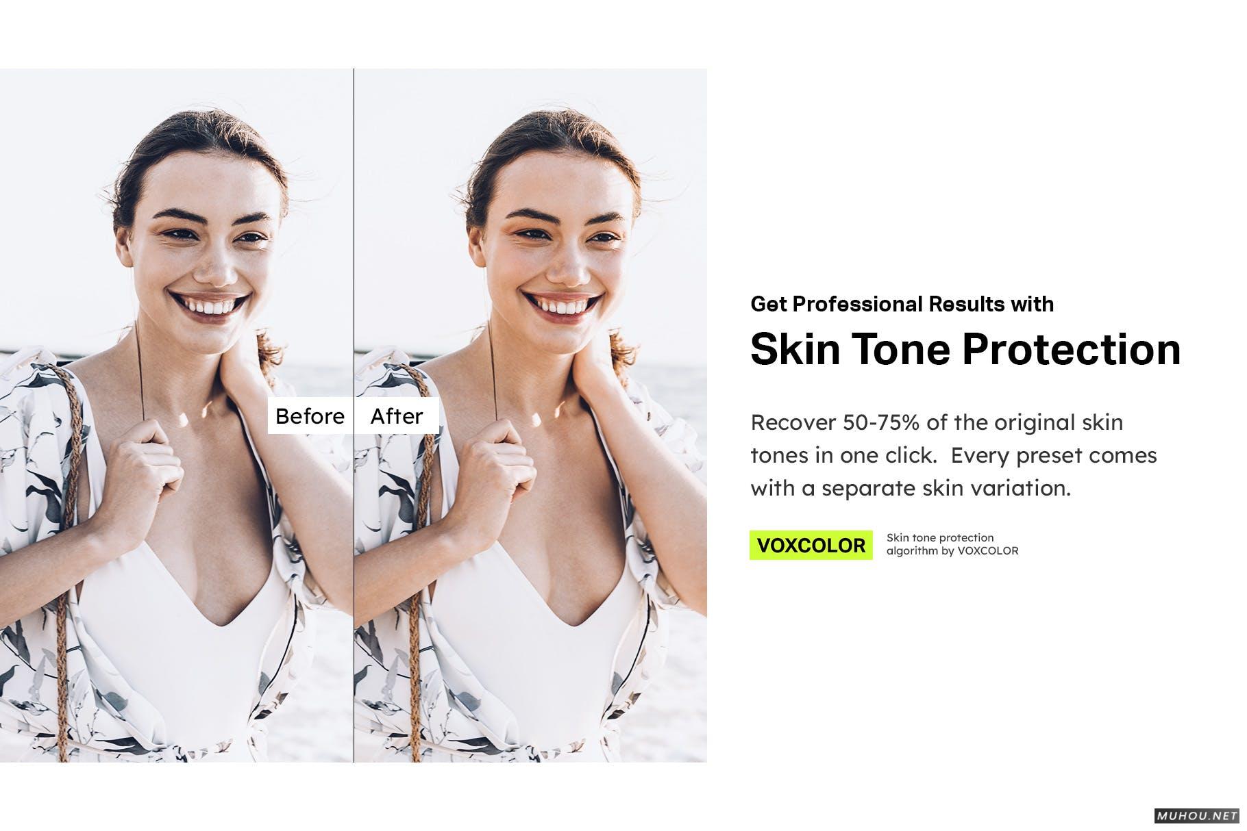 Luts预设-50套肤色保护真实环境调色预设 50 Coconut Tones Lightroom Presets and LUTs（LR-PR-AE-PS-FCPX-达芬奇）插图14