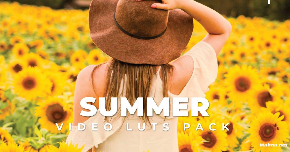 Luts视频预设-5组夏季向日葵色调阳光调色滤镜Summer Pack Video LUTs Vol.1插图